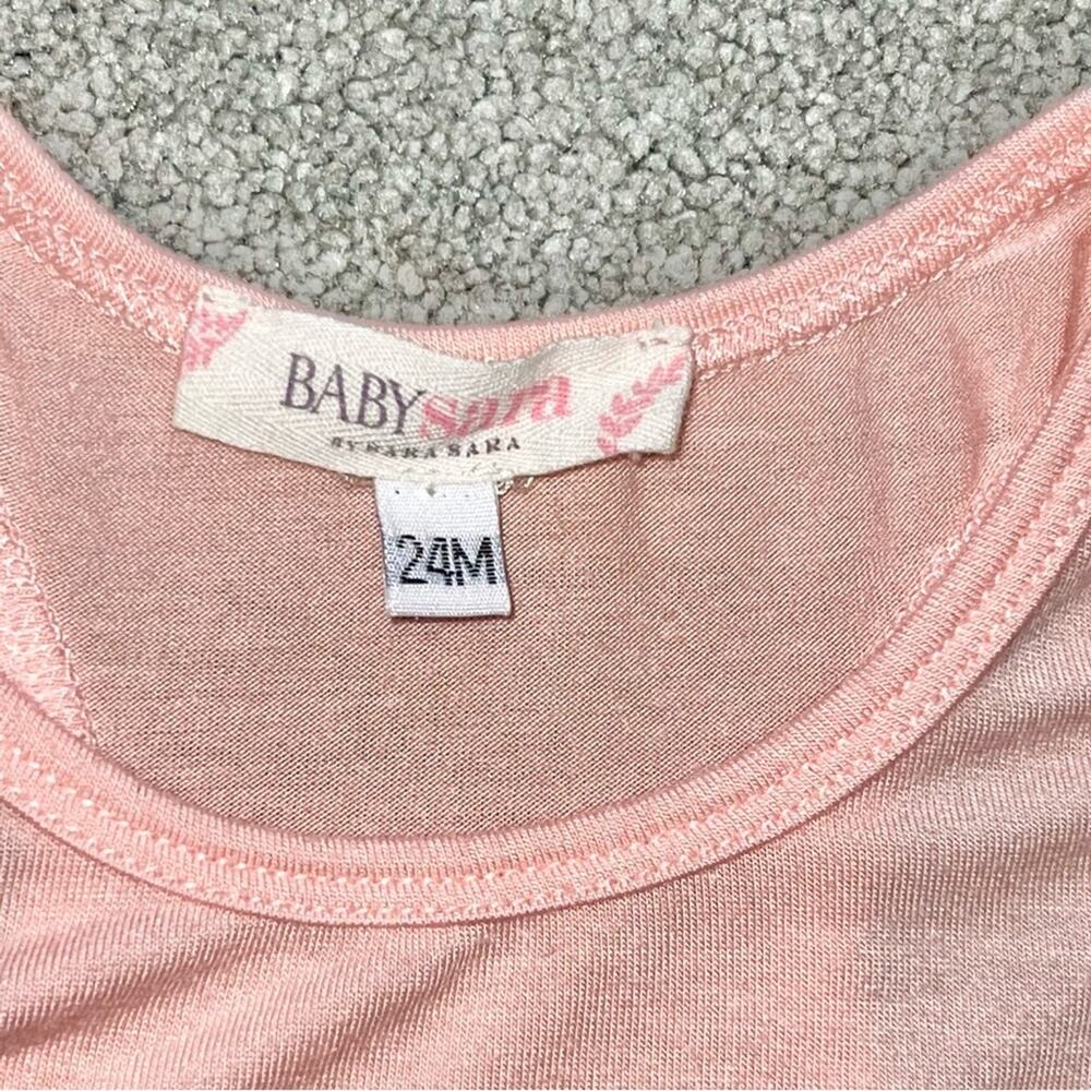 24m Baby Sara Sara Hannah Banana Girls 3pc Matching Outfit Set Top Skirt Sweater - Picture 10 of 10